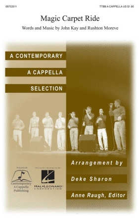 Magic Carpet Ride TTBB a Cappella Chorpartitur