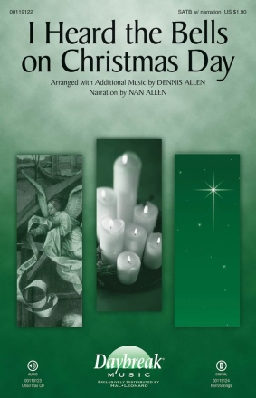 Dennis Allen_John Baptiste Calkin, I Heard the Bells on Christmas Day SATB with Narrator Chorpartitur