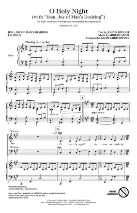 Adolphe Charles Adam_Johann Sebastian Bach, O Holy Night Chor CD