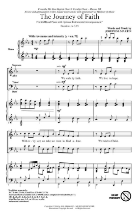 Joseph M. Martin, The Journey of Faith Chor CD