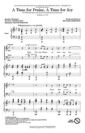 Heather Sorenson, A Time for Praise, A Time for Joy Chor CD-ROM