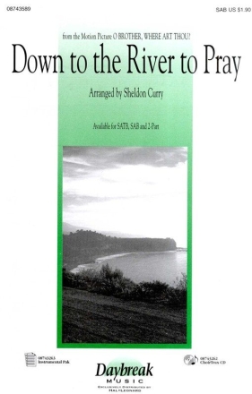 Down to the River to Pray SATB Chorpartitur
