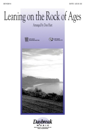 Leaning on the Rock of Ages SATB Chorpartitur