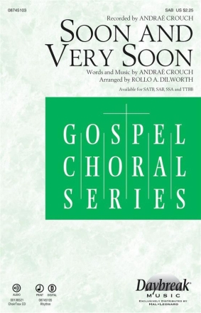 Andra Crouch, Soon and Very Soon SAB Chorpartitur