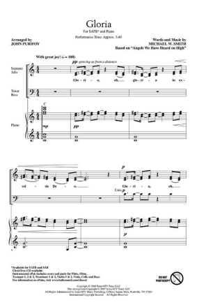 Gloria Chor CD