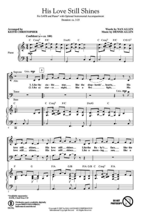 Dennis Allen_Nan Allen, His Love Still Shines Chor CD