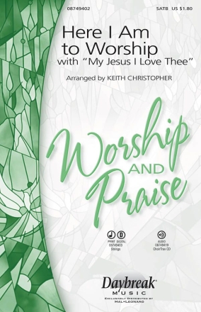 Here I Am to Worship SATB Chorpartitur