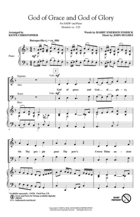 God of Grace and God of Glory Strings Stimmen-Set