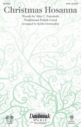 _, Christmas Hosanna SATB Chorpartitur
