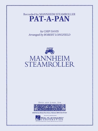 Chip Davis, Pat-a-Pan Concert Band/Harmonie Partitur + Stimmen