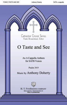 Anthony Doherty, O Taste and See SATB Chorpartitur