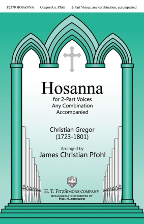 Christian Gregor, Hosanna 2-Part Choir Chorpartitur
