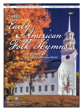Three Early American Folk Hymns Klavier Buch