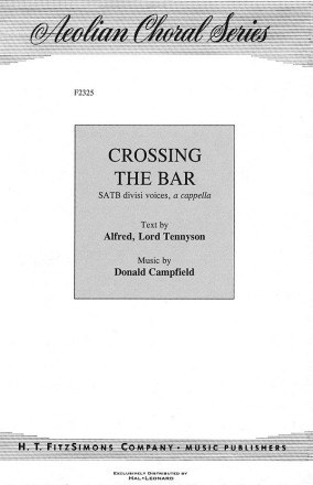 Donald Campfield, Crossing the Bar SATB Chorpartitur