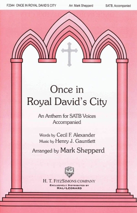 Once In Royal David'S City SATB Chorpartitur