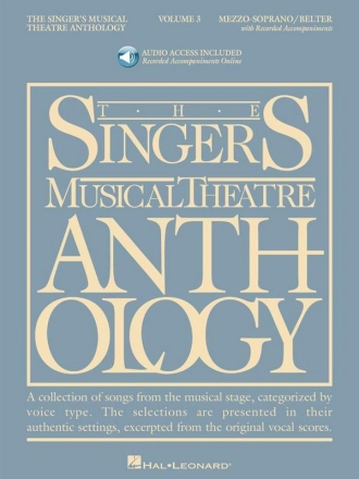 Singer's Musical Theatre Anthology - Volume 3 Mezzo-Soprano Voice Buch + Online-Audio