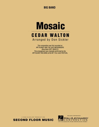 Cedar Walton, Mosaic Big Band Partitur