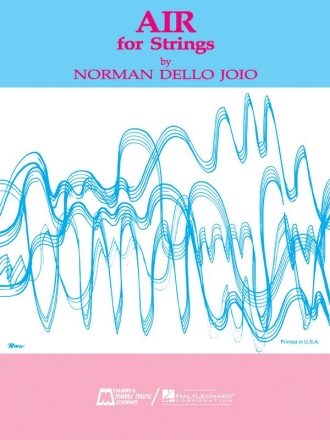 Norman Dello Joio, Air for Strings Streichorchester Partitur + Stimmen