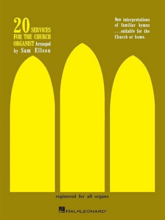 20 Services for the Church Organist Orgel Buch