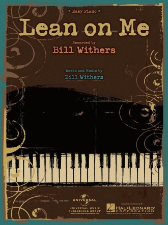 Lean on Me for easy piano (+lyrics)