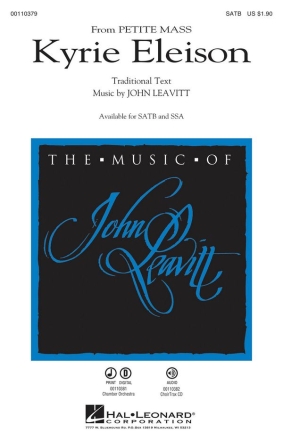 Kyrie Eleison for mixed choir and piano score