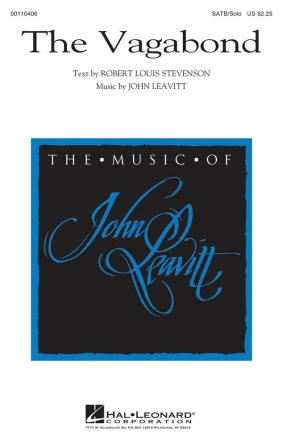John Leavitt_Robert Louis Stevenson, The Vagabond SATB and Tenor Solo Chorpartitur