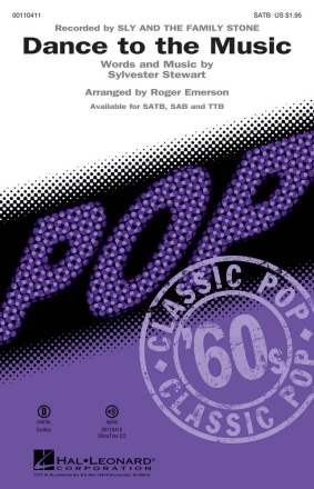 Sylvester Stewart, Dance to the Music SATB Chorpartitur