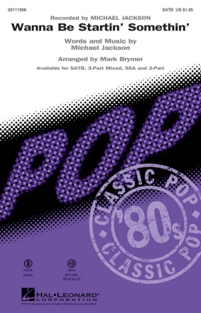 Wanna Be Startin' Somethin' SATB Chorpartitur