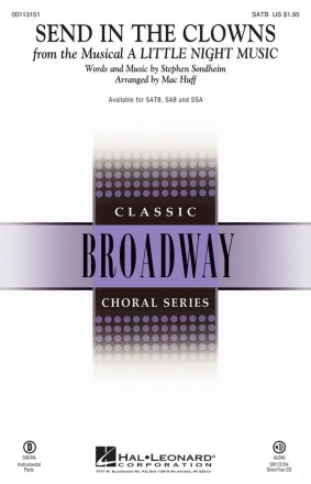 Stephen Sondheim, Send in the Clowns SATB Chorpartitur