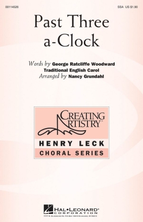 Past Three a-Clock SSA Chorpartitur