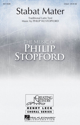 Philip W. J. Stopford, Stabat Mater Unison Chorpartitur