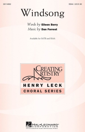 Dan Forrest, Windsong SSAA Chorpartitur