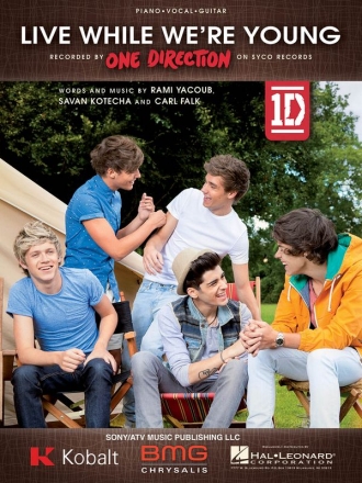 Live While We're Young Piano, Vocal and Guitar Buch