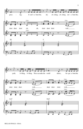 Bellas Finals SSAA Chorpartitur