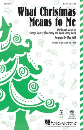 Allen Story_Anna Gordy Gaye_George Gordy, What Christmas Means to Me SATB Chorpartitur