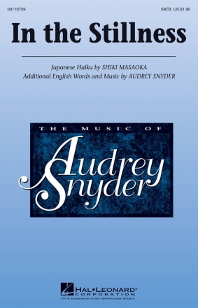 Audrey Snyder, In the Stillness SATB Chorpartitur