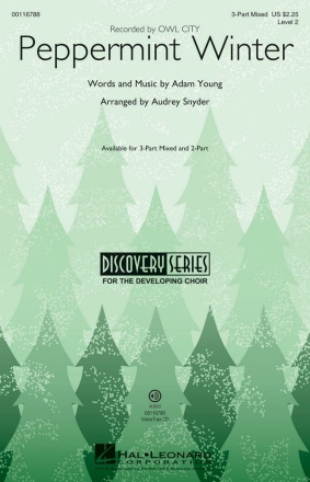 Peppermint Winter 3-Part Choir Chorpartitur