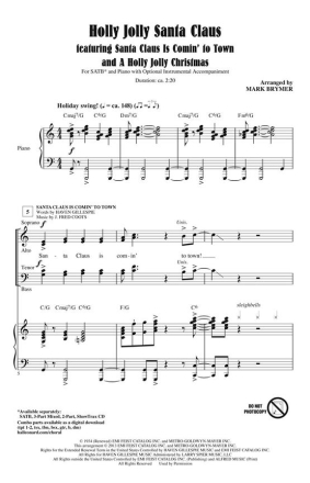 Holly Jolly Santa Claus Chor CD