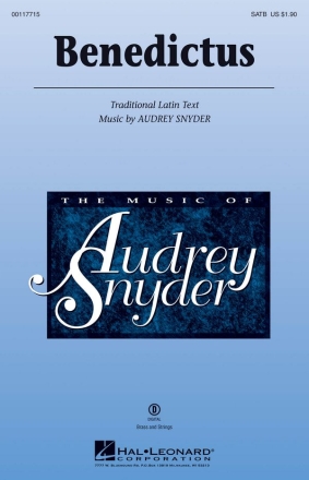 Benedictus for mixed choir and piano choral score