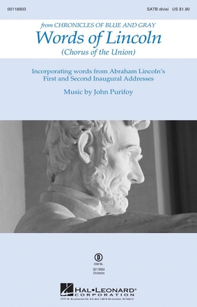 John Purifoy, Words of Lincoln SATB Chorpartitur