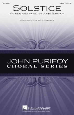 John Purifoy, Solstice SATB Chorpartitur