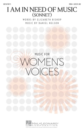 Daniel Nelson, I Am in Need of Music SSA Chorpartitur