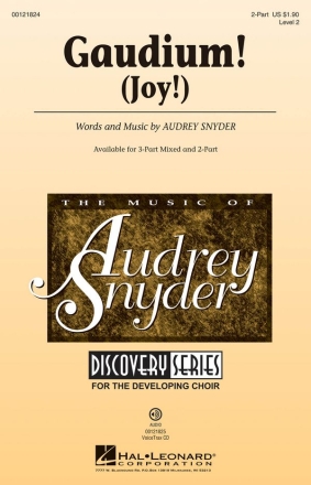 Audrey Snyder, Gaudium! 2-Part Choir Chorpartitur