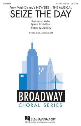 Alan Menken, Seize the Day SATB a Cappella Chorpartitur
