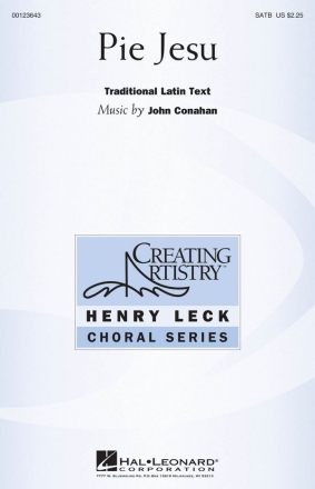 John Conahan, Pie Jesu SATB Chorpartitur