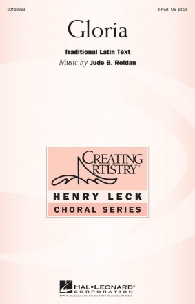 Jude Roldan, Gloria 3-Part Choir Chorpartitur