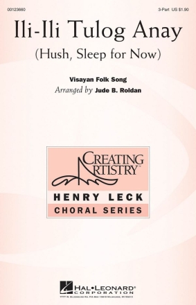Ili-ili Tulog Anay 3-Part Choir Chorpartitur