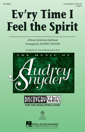Ev'ry Time I Feel The Spirit 3-Part Choir Chorpartitur
