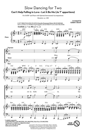 Slow Dancing for Two Chor CD