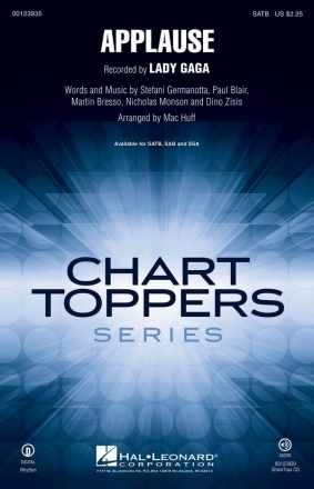 Applause SATB Chorpartitur